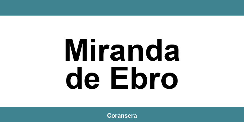 Teléfono para contactar con Correos Express en Miranda de Ebro